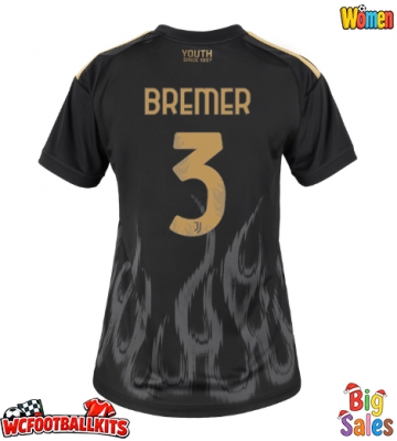 Juventus Gleison Bremer #3 Replica Third Stadium Shirt for Women 2026-27 Short Sleeve